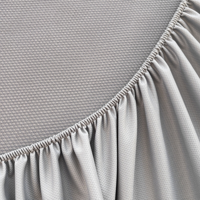 91家纺网 家纺一手货源 找家纺 小叮当家纺仓储工厂店 2025新款凉感三明治冰丝席凉席-芳华系列-床笠款-版本二 芳华床笠-点子灰