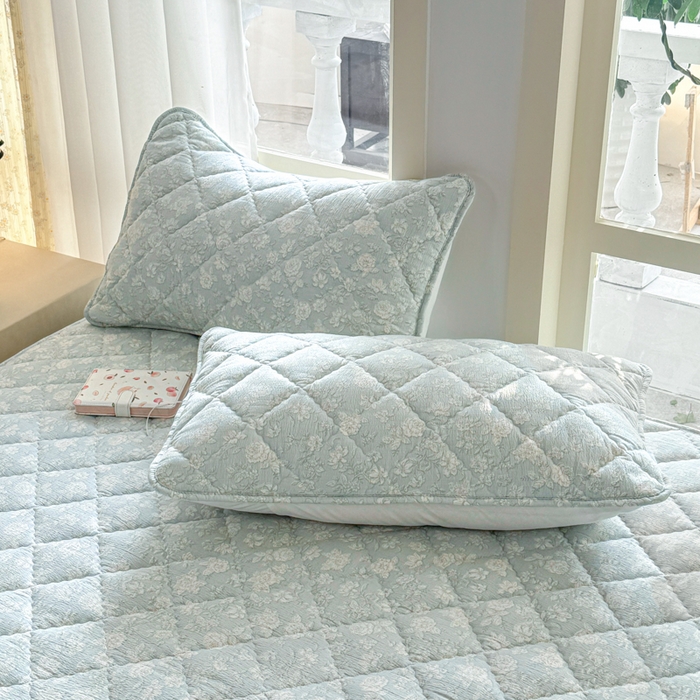 91家纺网 家纺一手货源 找家纺 曼陀罗 2025新款床笠床笠单品床笠单件单床笠 茶花