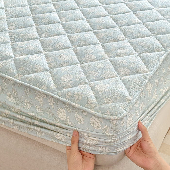 91家纺网 家纺一手货源 找家纺 曼陀罗 2025新款床笠床笠单品床笠单件单床笠 茶花