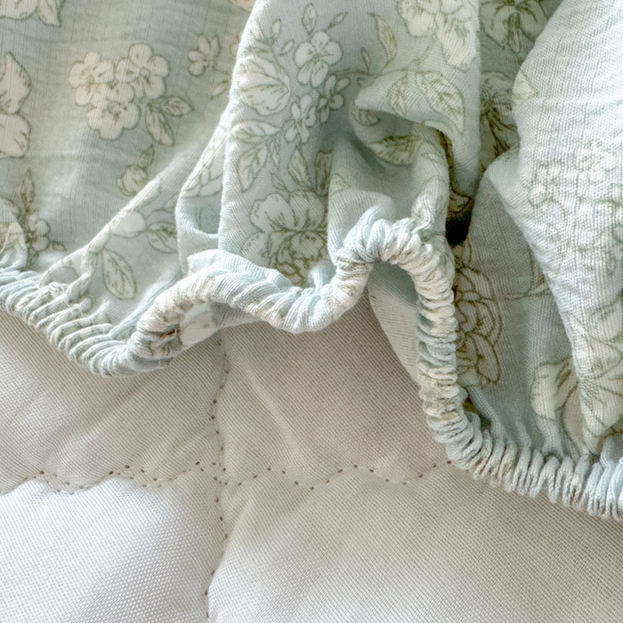 91家纺网 家纺一手货源 找家纺 曼陀罗 2025新款床笠床笠单品床笠单件单床笠 茶花