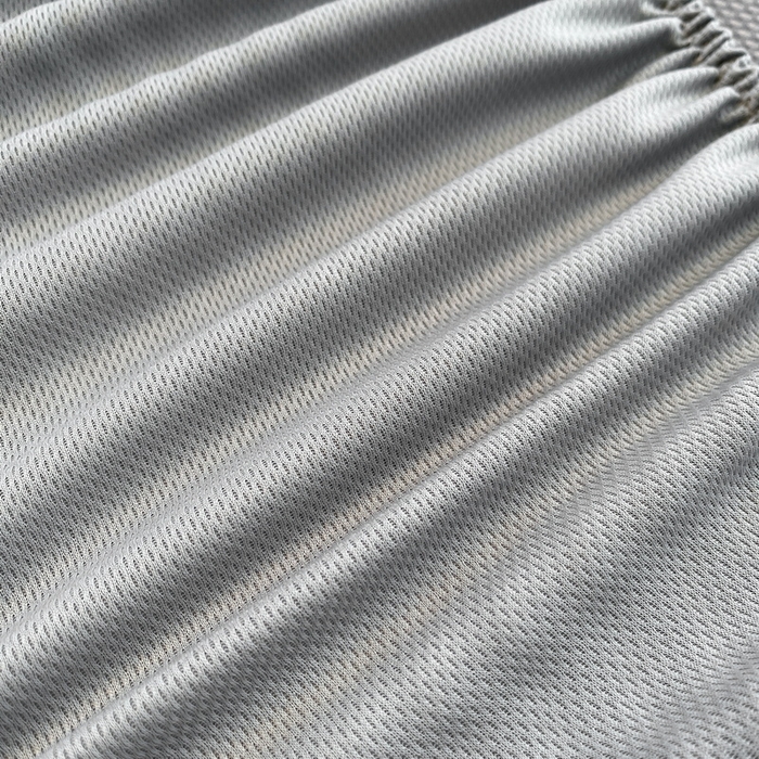 91家纺网 家纺一手货源 找家纺 小叮当家纺仓储工厂店 2025新款凉感三明治冰丝席凉席-芳华系列-床笠款-版本二 芳华床笠-方格纹（灰）