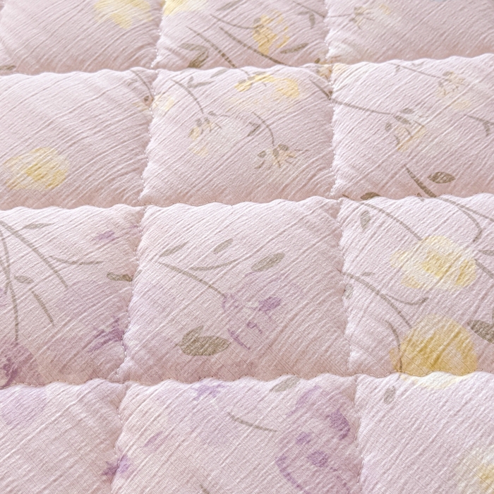 91家纺网 家纺一手货源 找家纺 曼陀罗 2025新款床笠床笠单品床笠单件单床笠 花开半夏-紫