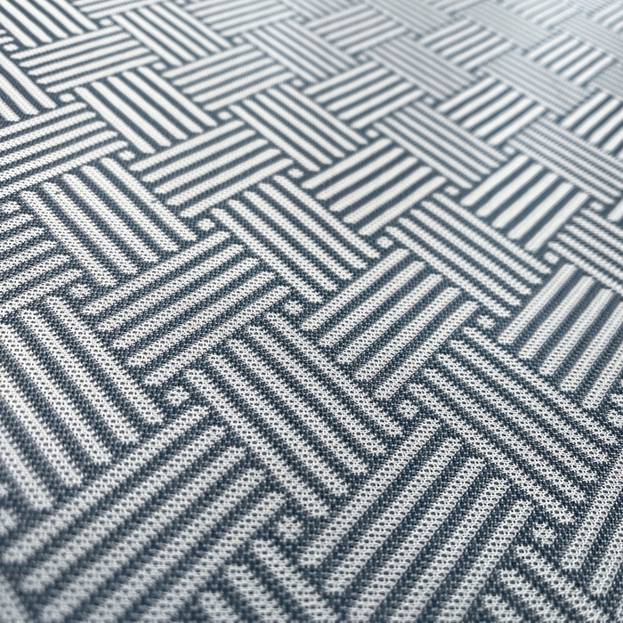 91家纺网 家纺一手货源 找家纺 小叮当家纺仓储工厂店 2025新款凉感三明治冰丝席凉席-芳华系列-床笠款-版本二 芳华床笠-方格纹（蓝）