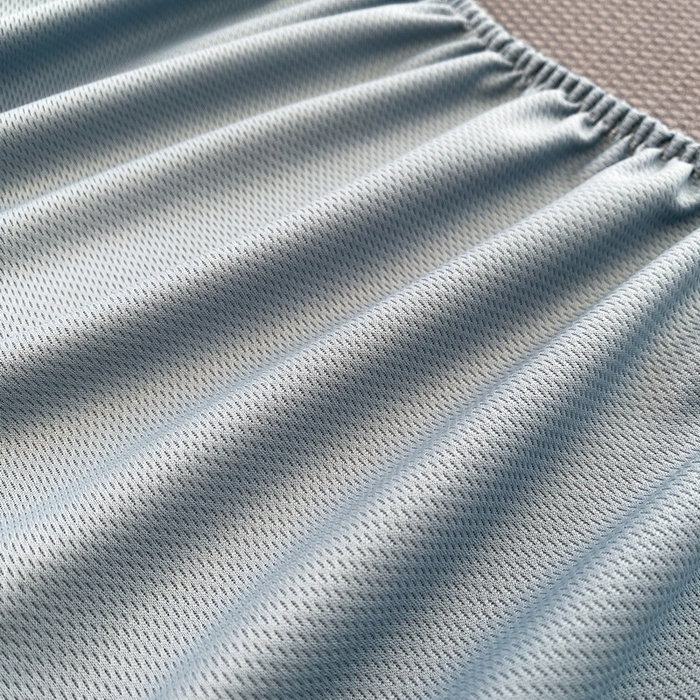 91家纺网 家纺一手货源 找家纺 小叮当家纺仓储工厂店 2025新款凉感三明治冰丝席凉席-芳华系列-床笠款-版本二 芳华床笠-方格纹（蓝）