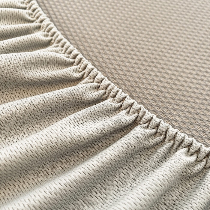 91家纺网 家纺一手货源 找家纺 小叮当家纺仓储工厂店 2025新款凉感三明治冰丝席凉席-芳华系列-床笠款-版本二 芳华床笠-花朵（咖）