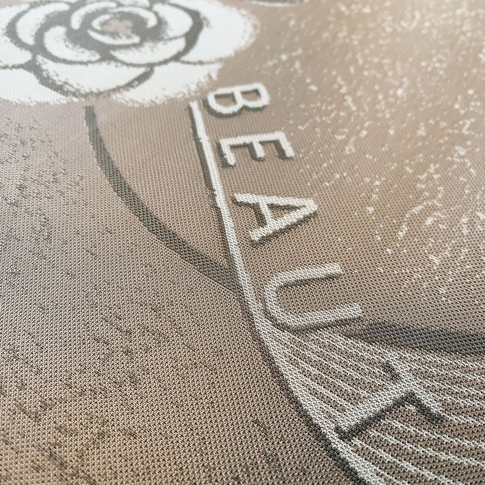 91家纺网 家纺一手货源 找家纺 小叮当家纺仓储工厂店 2025新款凉感三明治冰丝席凉席-芳华系列-床笠款-版本二 芳华床笠-花朵（咖）