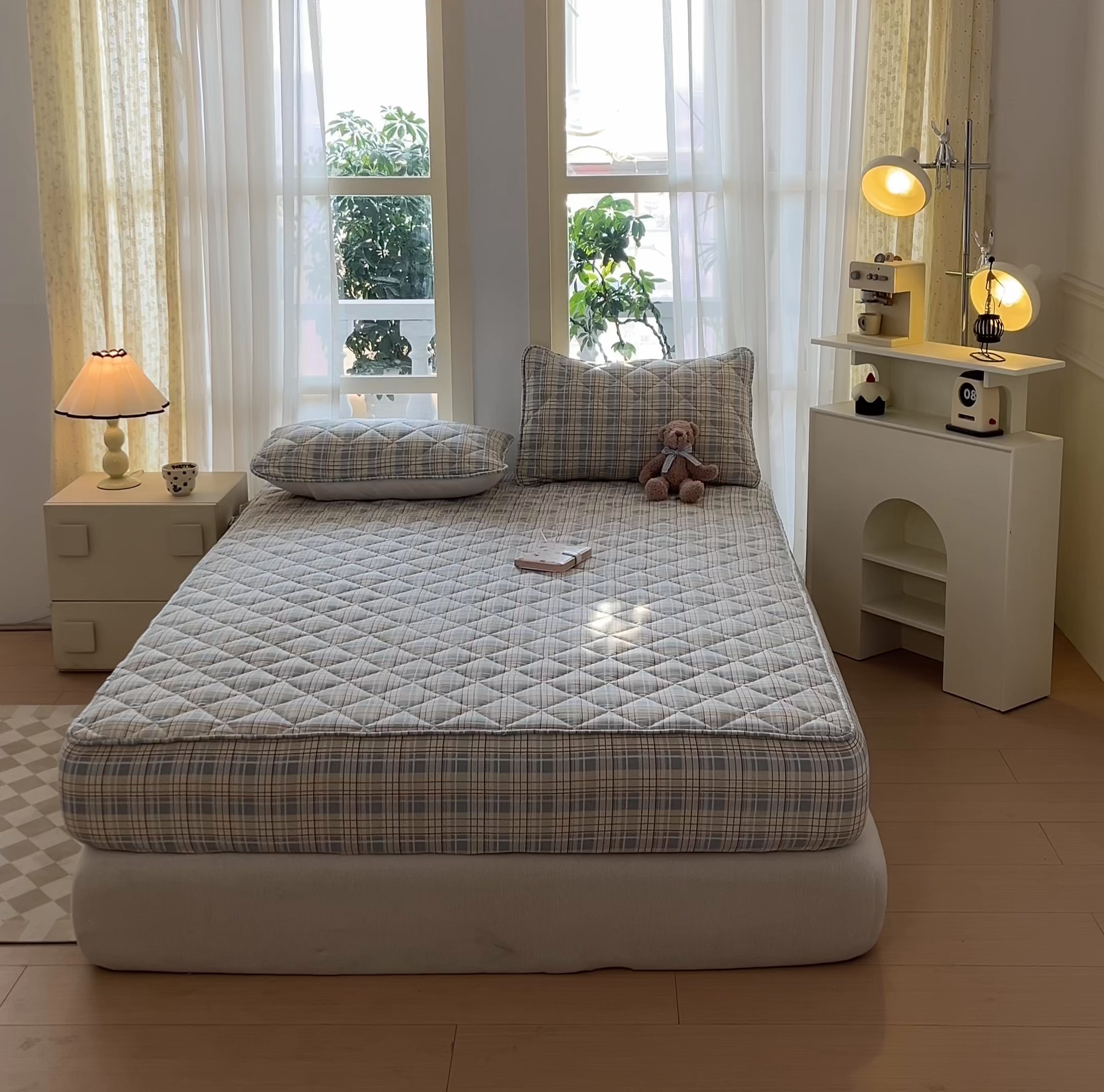 91家纺网 家纺一手货源 找家纺 曼陀罗 2025新款床笠床笠单品床笠单件单床笠 简至