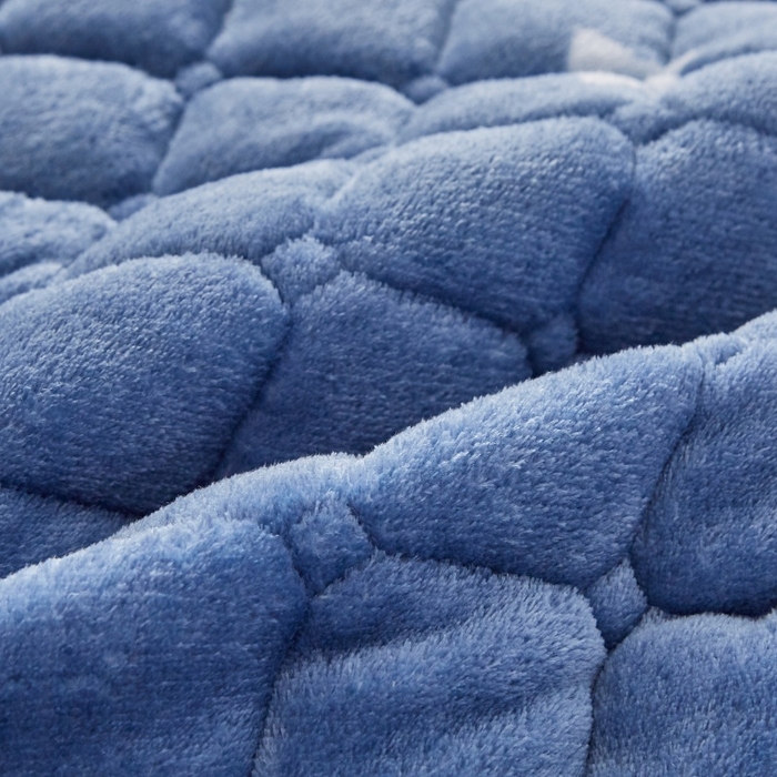 91家纺网 家纺一手货源 找家纺 奇丝雅 2025新款A类牛奶绒床褥床垫软垫家用学生宿舍上下铺寝室床护垫夹棉褥子-大床款套件 幸运星