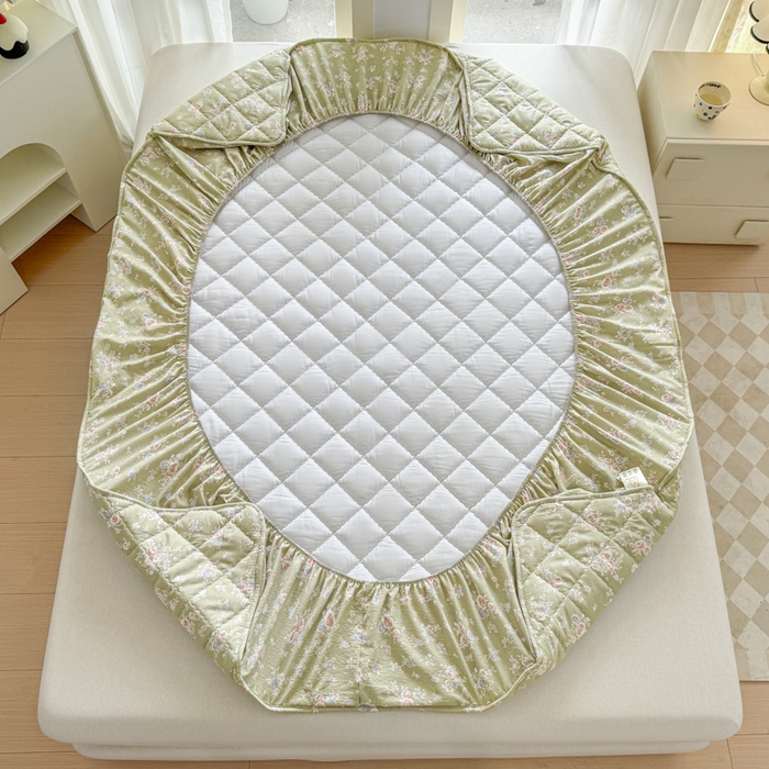 91家纺网 家纺一手货源 找家纺 曼陀罗 2025新款床笠床笠单品床笠单件单床笠 漫漫春色