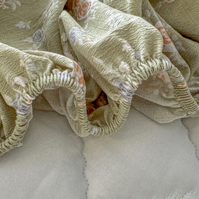 91家纺网 家纺一手货源 找家纺 曼陀罗 2025新款床笠床笠单品床笠单件单床笠 漫漫春色