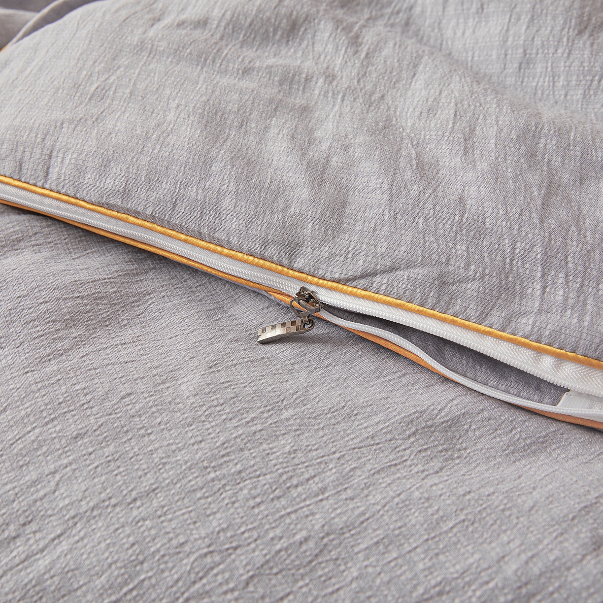 91家纺网 家纺一手货源 找家纺 逸居家纺 2025新款超软木棉100%新疆棉花被被子被芯包质检 灰色-100%新疆棉包质检