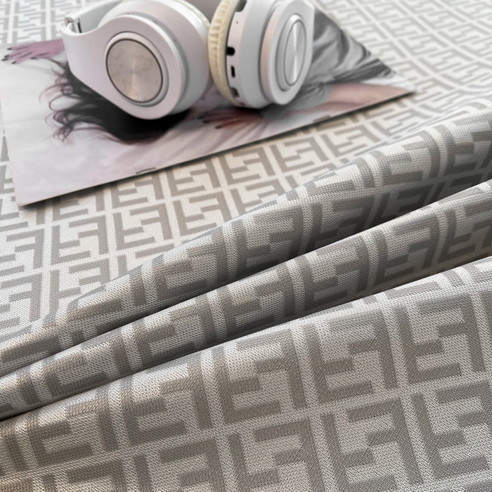 91家纺网 家纺一手货源 找家纺 小叮当家纺仓储工厂店 2025新款凉感三明治冰丝席凉席-芳华系列-床笠款-版本二 芳华床笠-回字纹