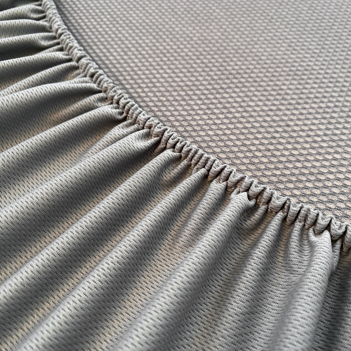 91家纺网 家纺一手货源 找家纺 小叮当家纺仓储工厂店 2025新款凉感三明治冰丝席凉席-芳华系列-床笠款-版本二 芳华床笠-回字纹