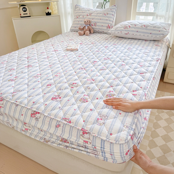 曼陀罗 2025新款床笠床笠单品床笠单件单床笠 糖果小咪