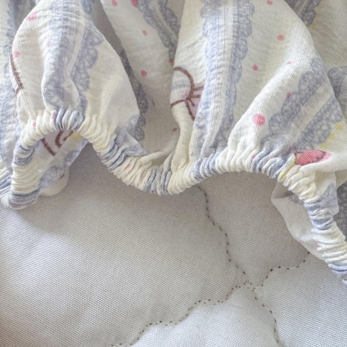 91家纺网 家纺一手货源 找家纺 曼陀罗 2025新款床笠床笠单品床笠单件单床笠 糖果小咪