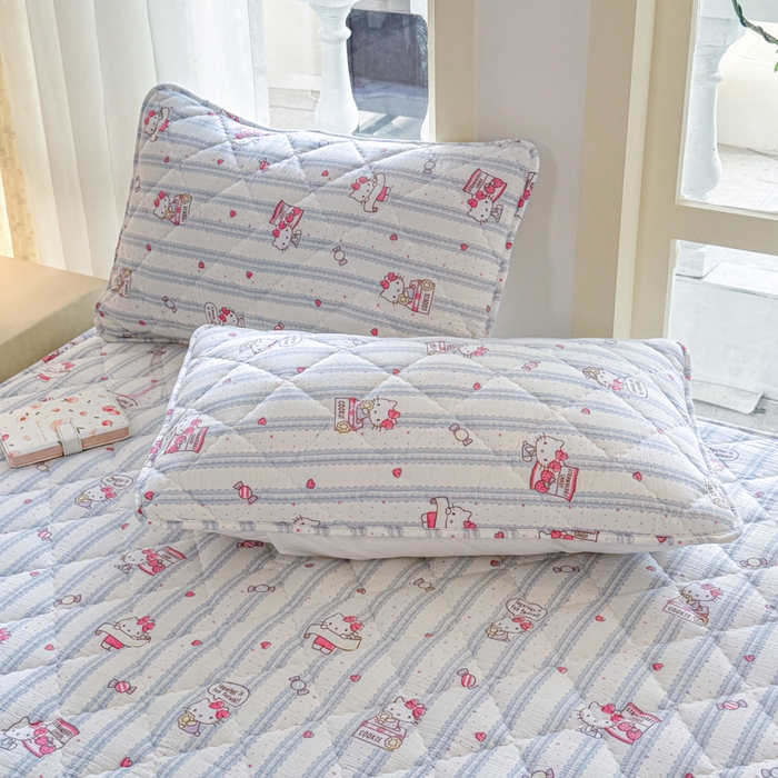 91家纺网 家纺一手货源 找家纺 曼陀罗 2025新款床笠床笠单品床笠单件单床笠 糖果小咪