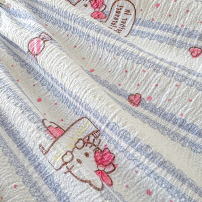 91家纺网 家纺一手货源 找家纺 曼陀罗 2025新款床笠床笠单品床笠单件单床笠 糖果小咪