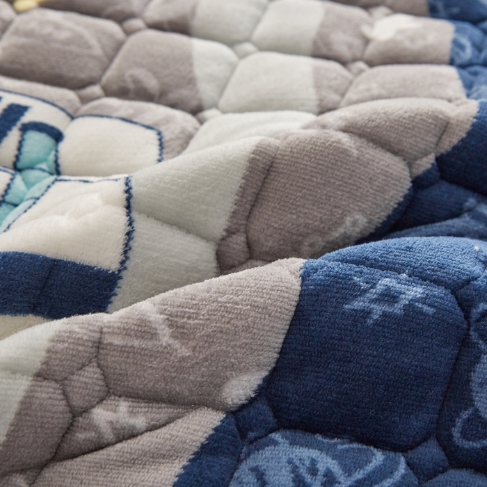 91家纺网 家纺一手货源 找家纺 奇丝雅 2025新款A类牛奶绒床褥床垫软垫家用学生宿舍上下铺寝室床护垫夹棉褥子-大床款单件 宇航员