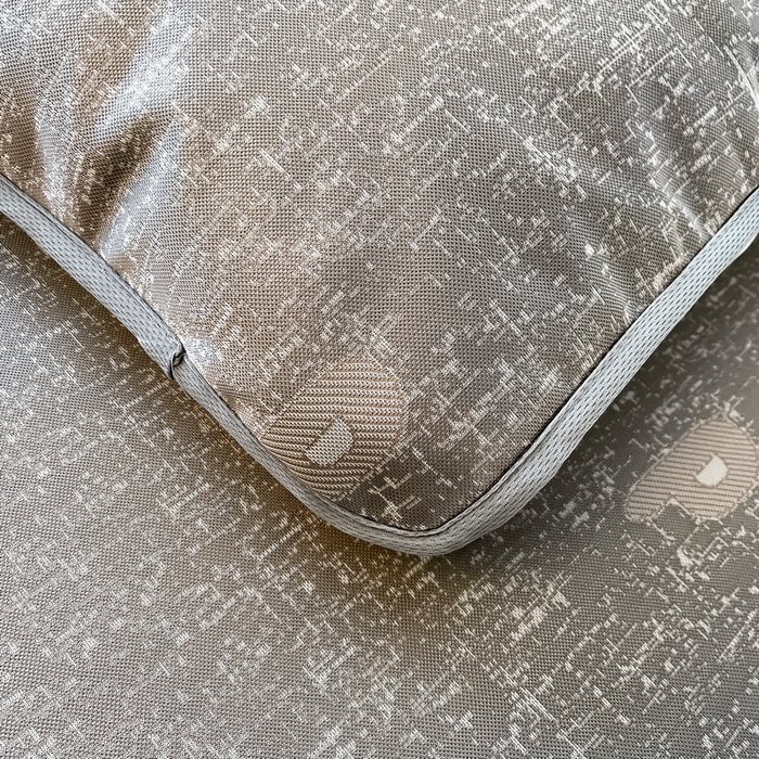 91家纺网 家纺一手货源 找家纺 小叮当家纺仓储工厂店 2025新款凉感三明治冰丝席凉席-芳华系列-床笠款-版本二 芳华床笠-卡通小象（灰）