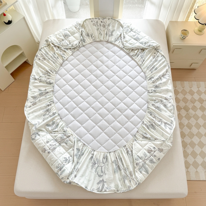 91家纺网 家纺一手货源 找家纺 曼陀罗 2025新款床笠床笠单品床笠单件单床笠 藤蔓