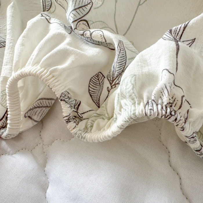 91家纺网 家纺一手货源 找家纺 曼陀罗 2025新款床笠床笠单品床笠单件单床笠 藤蔓