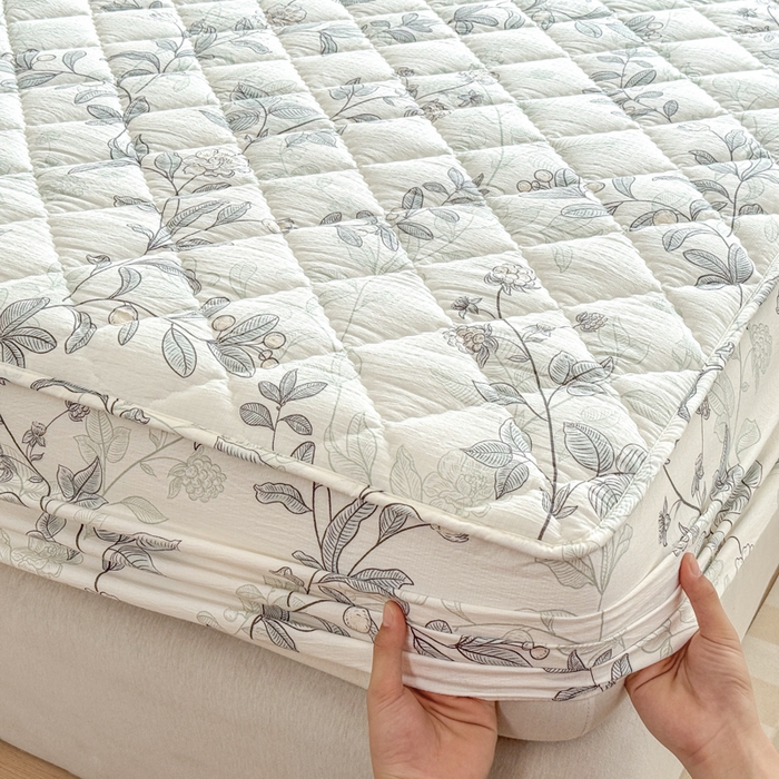 91家纺网 家纺一手货源 找家纺 曼陀罗 2025新款床笠床笠单品床笠单件单床笠 藤蔓