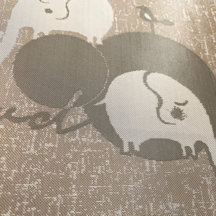 91家纺网 家纺一手货源 找家纺 小叮当家纺仓储工厂店 2025新款凉感三明治冰丝席凉席-芳华系列-床笠款-版本二 芳华床笠-卡通小象（咖）