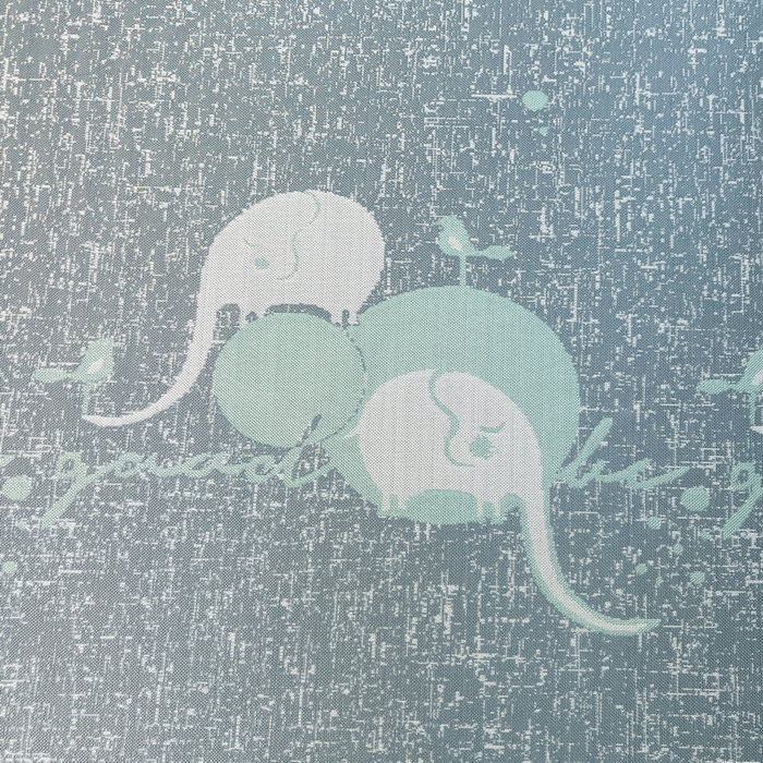 91家纺网 家纺一手货源 找家纺 小叮当家纺仓储工厂店 2025新款凉感三明治冰丝席凉席-芳华系列-床笠款-版本二 芳华床笠-卡通小象（蓝）