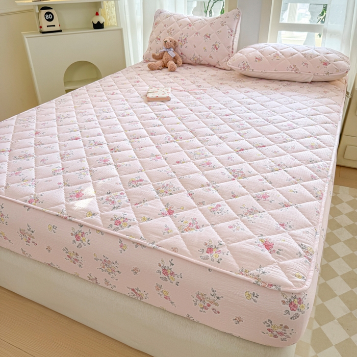 91家纺网 家纺一手货源 找家纺 曼陀罗 2025新款床笠床笠单品床笠单件单床笠 甜心香草