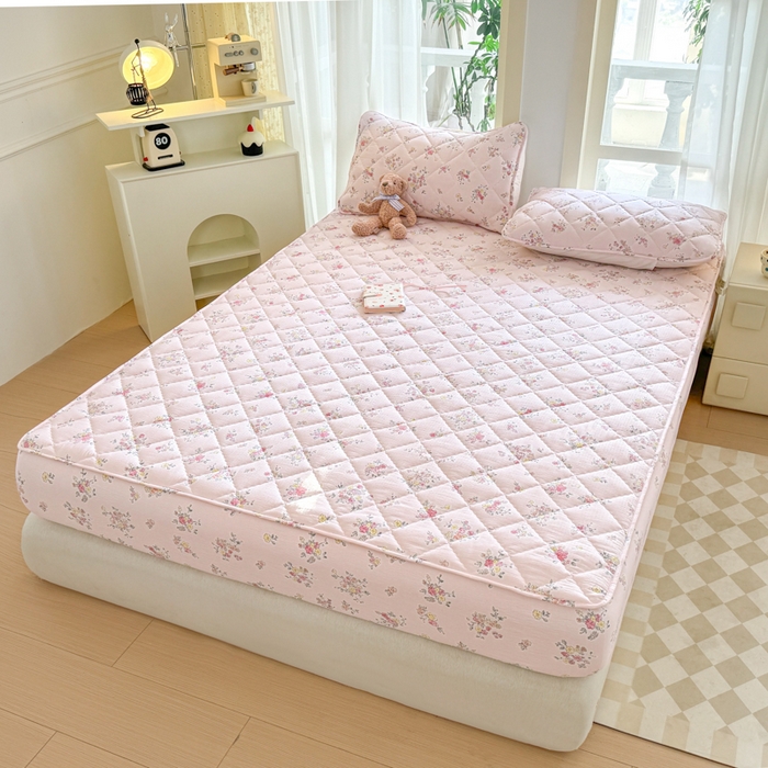 91家纺网 家纺一手货源 找家纺 曼陀罗 2025新款床笠床笠单品床笠单件单床笠 甜心香草