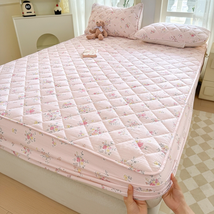 91家纺网 家纺一手货源 找家纺 曼陀罗 2025新款床笠床笠单品床笠单件单床笠 甜心香草