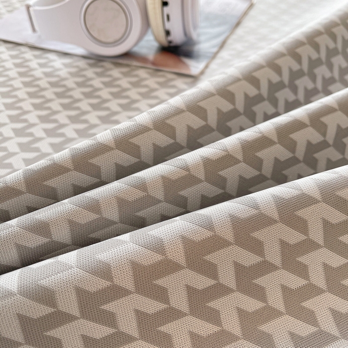 91家纺网 家纺一手货源 找家纺 小叮当家纺仓储工厂店 2025新款凉感三明治冰丝席凉席-芳华系列-床笠款-版本二 芳华床笠-千鸟格