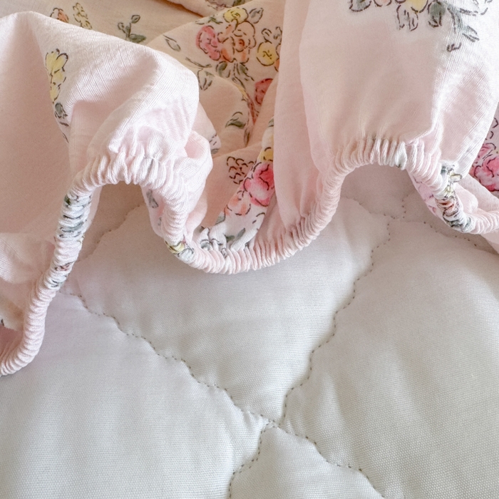 91家纺网 家纺一手货源 找家纺 曼陀罗 2025新款床笠床笠单品床笠单件单床笠 甜心香草