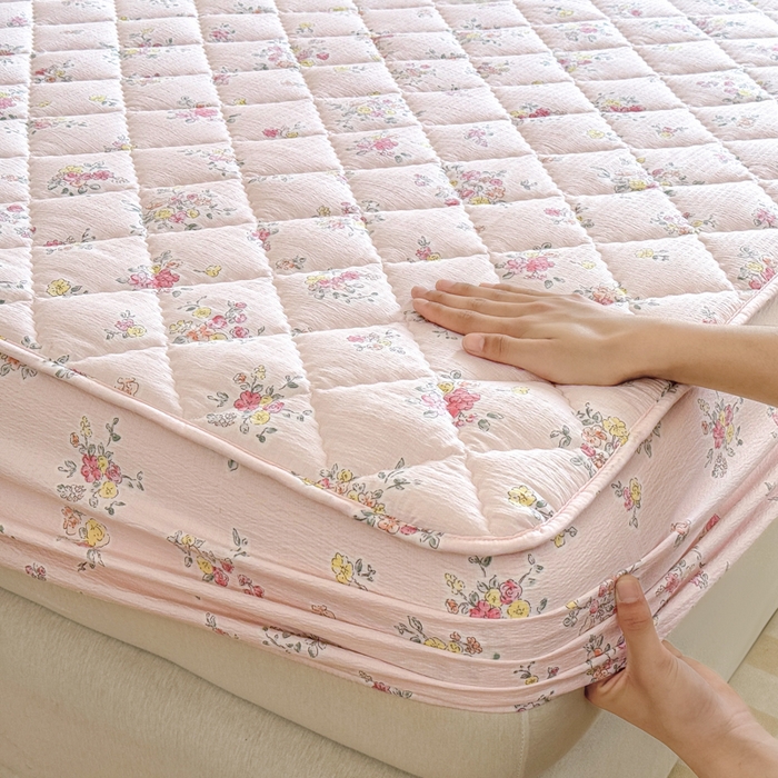 91家纺网 家纺一手货源 找家纺 曼陀罗 2025新款床笠床笠单品床笠单件单床笠 甜心香草