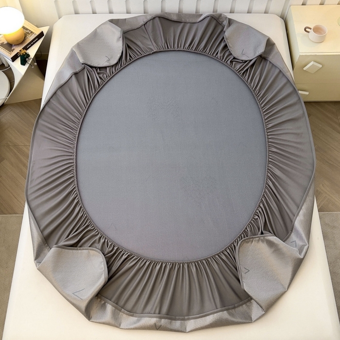 91家纺网 家纺一手货源 找家纺 小叮当家纺仓储工厂店 2025新款凉感三明治冰丝席凉席-芳华系列-床笠款-版本二 芳华床笠-字母B