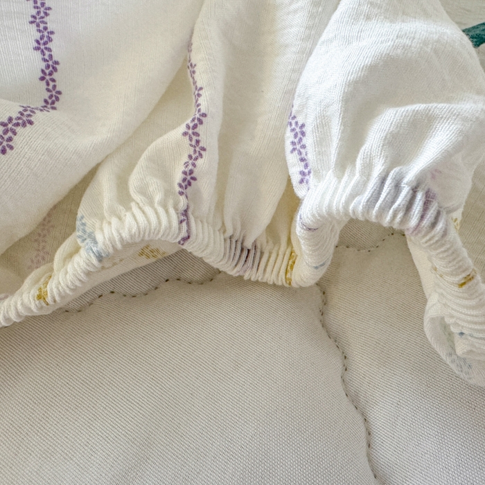 91家纺网 家纺一手货源 找家纺 曼陀罗 2025新款床笠床笠单品床笠单件单床笠 小心心