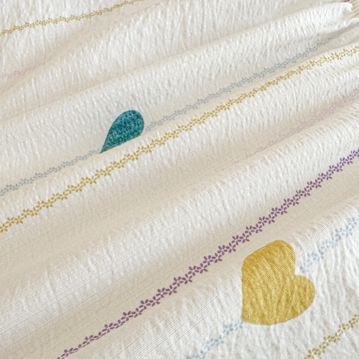 91家纺网 家纺一手货源 找家纺 曼陀罗 2025新款床笠床笠单品床笠单件单床笠 小心心