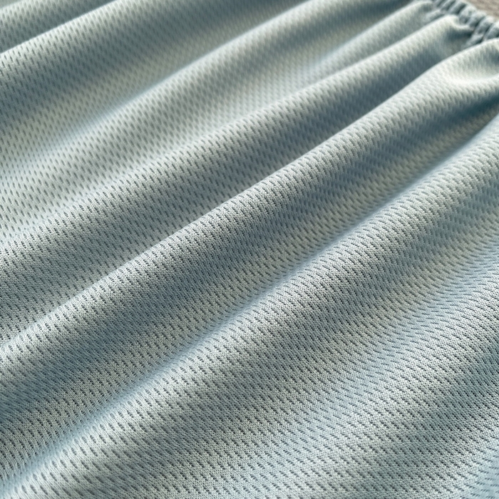 91家纺网 家纺一手货源 找家纺 小叮当家纺仓储工厂店 2025新款凉感三明治冰丝席凉席-芳华系列-床笠款-版本二 芳华床笠-字母M（蓝）