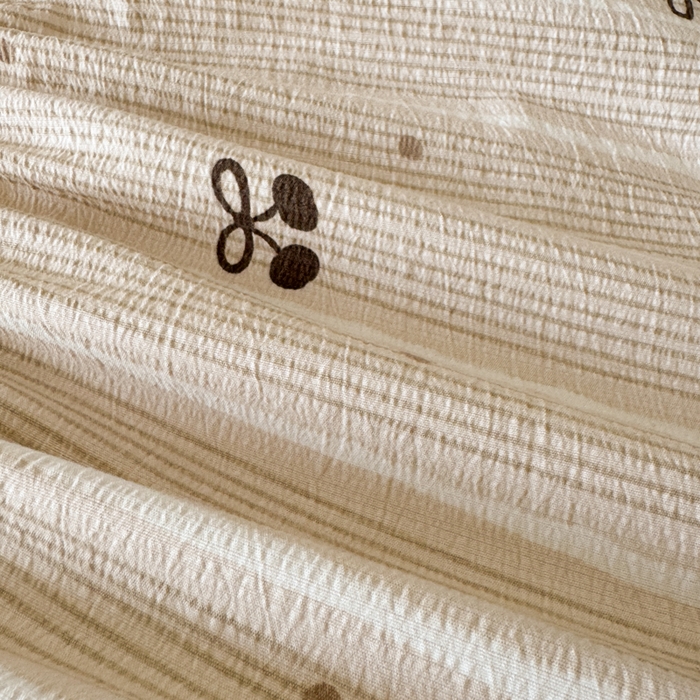 91家纺网 家纺一手货源 找家纺 曼陀罗 2025新款床笠床笠单品床笠单件单床笠 樱桃点点