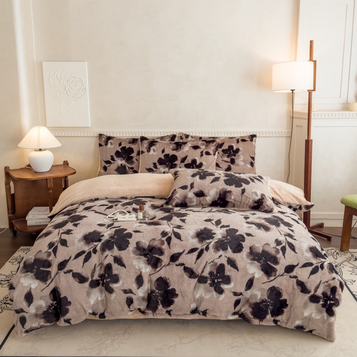 91家纺网 家纺一手货源 找家纺 （总）橘子家 2025新款轻奢兔绒高克重四件套