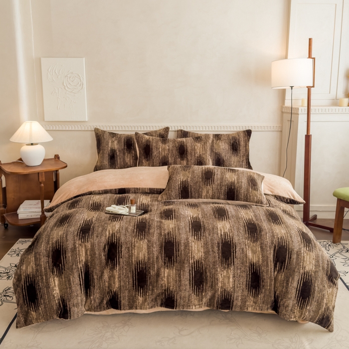 91家纺网 家纺一手货源 找家纺 （总）橘子家 2025新款轻奢兔绒高克重四件套