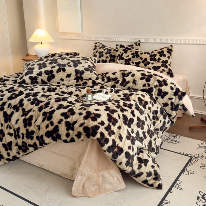 91家纺网 家纺一手货源 找家纺 （总）橘子家 2025新款轻奢兔绒高克重四件套