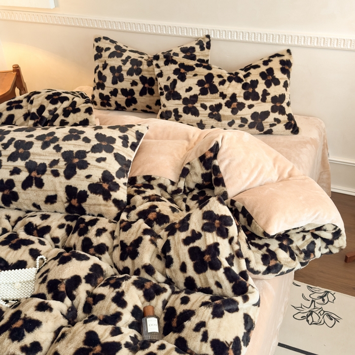 91家纺网 家纺一手货源 找家纺 （总）橘子家 2025新款轻奢兔绒高克重四件套