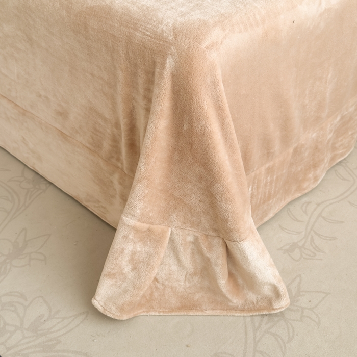 91家纺网 家纺一手货源 找家纺 橘子家 2025新款轻奢兔绒高克重四件套 蔓蝶