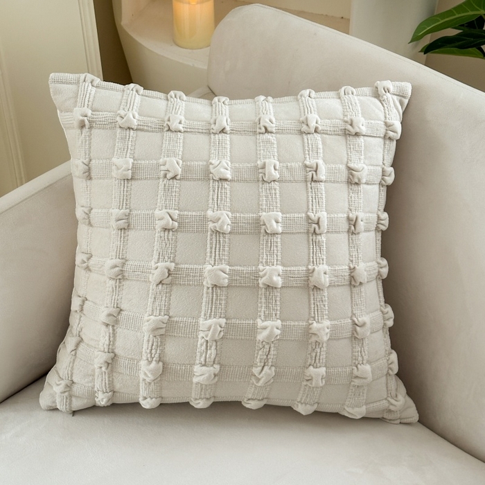 91家纺网 家纺一手货源 找家纺 （总）新奇异 2025新款泡泡格抱枕