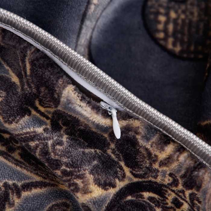 91家纺网 家纺一手货源 找家纺 2025新款230克8.5斤加厚高克重牛奶绒金貂绒法莱绒四件套冬季加绒法兰绒床裙款 盛世年华