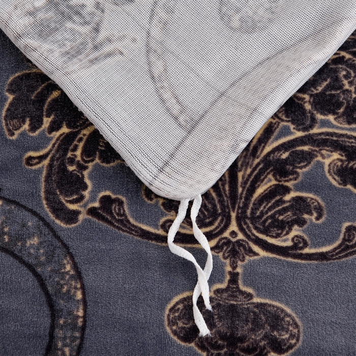 91家纺网 家纺一手货源 找家纺 2025新款230克8.5斤加厚高克重牛奶绒金貂绒法莱绒四件套冬季加绒法兰绒床裙款 盛世年华