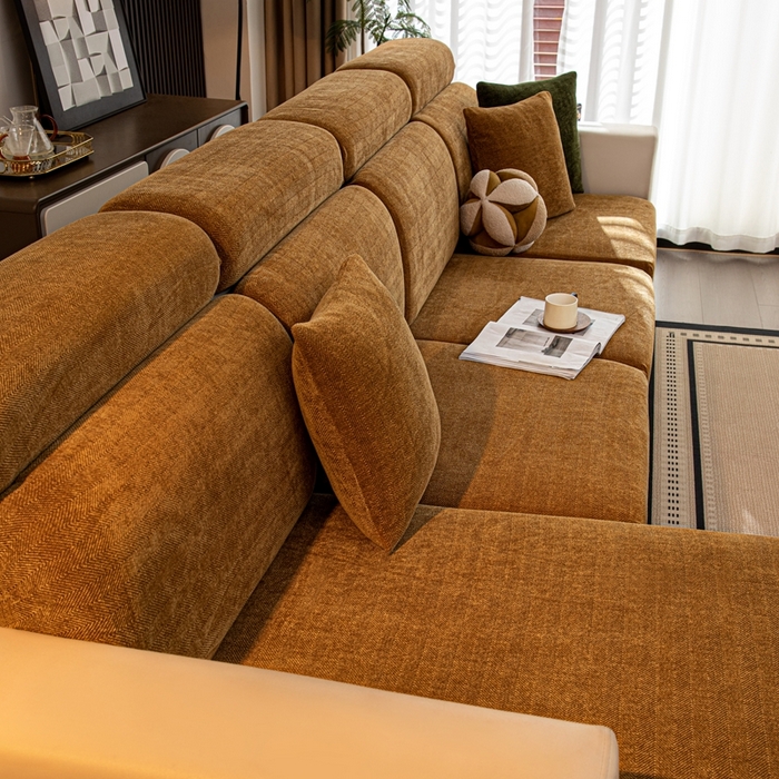 91家纺网 家纺一手货源 找家纺 沐沐家纺 2026新款亲肤舒适南笙沙发笠 咖色