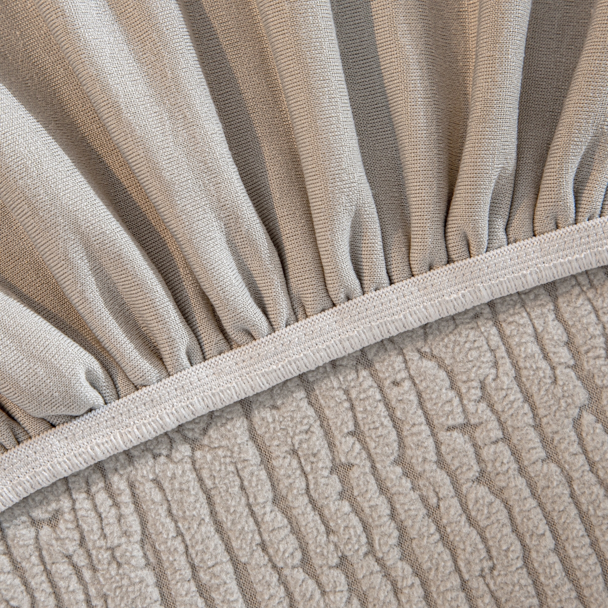 91家纺网 家纺一手货源 找家纺 沐沐家纺 2026新款酥阳沙发笠 浅灰