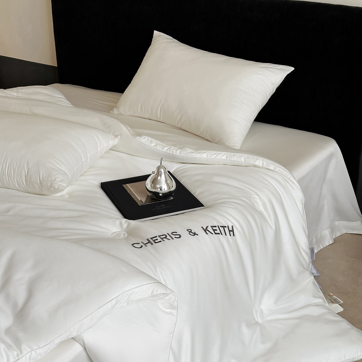 91家纺网 家纺一手货源 找家纺 【极简主义】傲蕾睡梦森林天丝棉混纺绣花款蚕丝羊绒冬被春秋被被芯高端被子